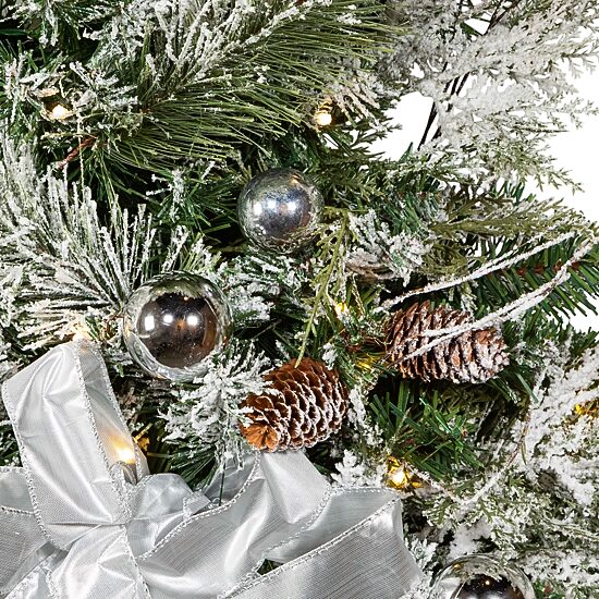 Kurt Adler Bow 2 Foot Pre-Lit Pine Christmas Tree