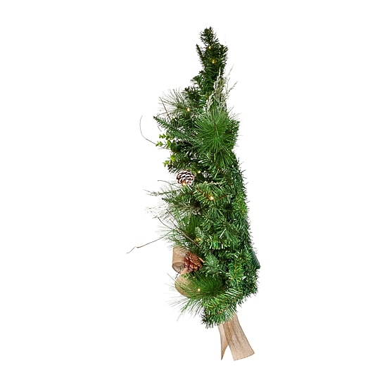 Kurt Adler Snowy Silver 2 Foot Pre-Lit Christmas Tree