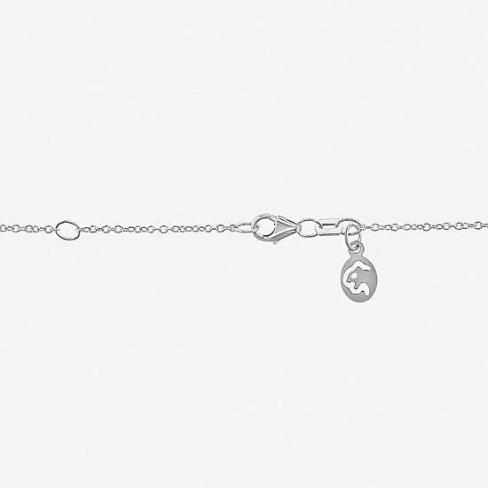 Effy Final Call (E-F / Vs2-Si1) Womens 3/4 CT. T.W. Lab Grown White Diamond Sterling Silver Flower 16 Inch Pendant Necklace