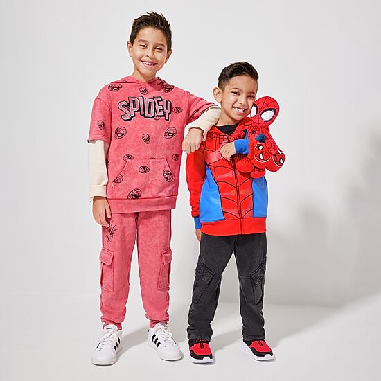 Disney Collection Little & Big Kid Boys Spiderman 2-pc. Pant Set