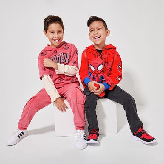 Disney Collection Little & Big Kid Boys Spiderman 2-pc. Pant Set