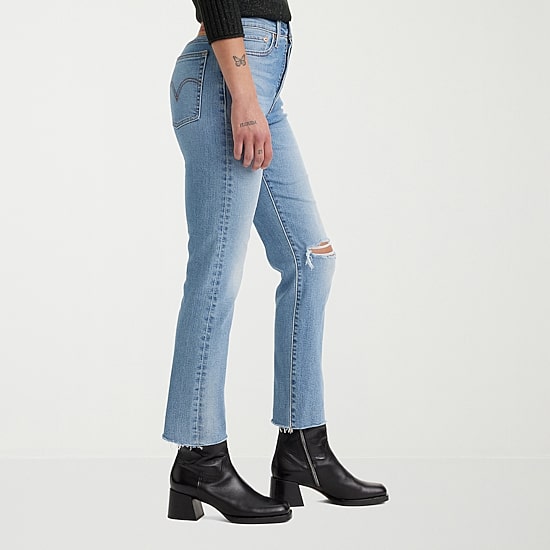 Levi's® Wedgie Straight Womens High Rise Straight Leg Jean