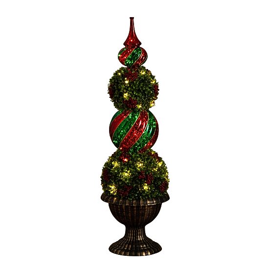 Nearly Natural 3 Foot Pre-Lit Timer Christmas Tree