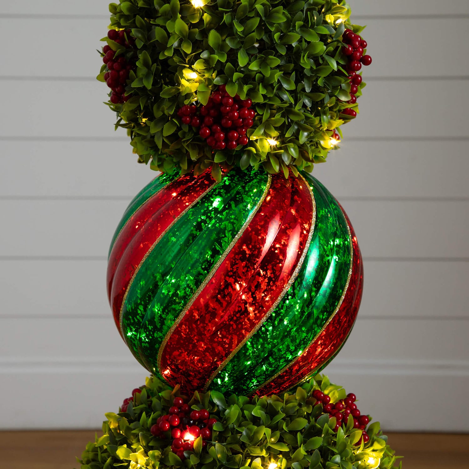 Nearly Natural 3 Foot Pre-Lit Timer Christmas Tree