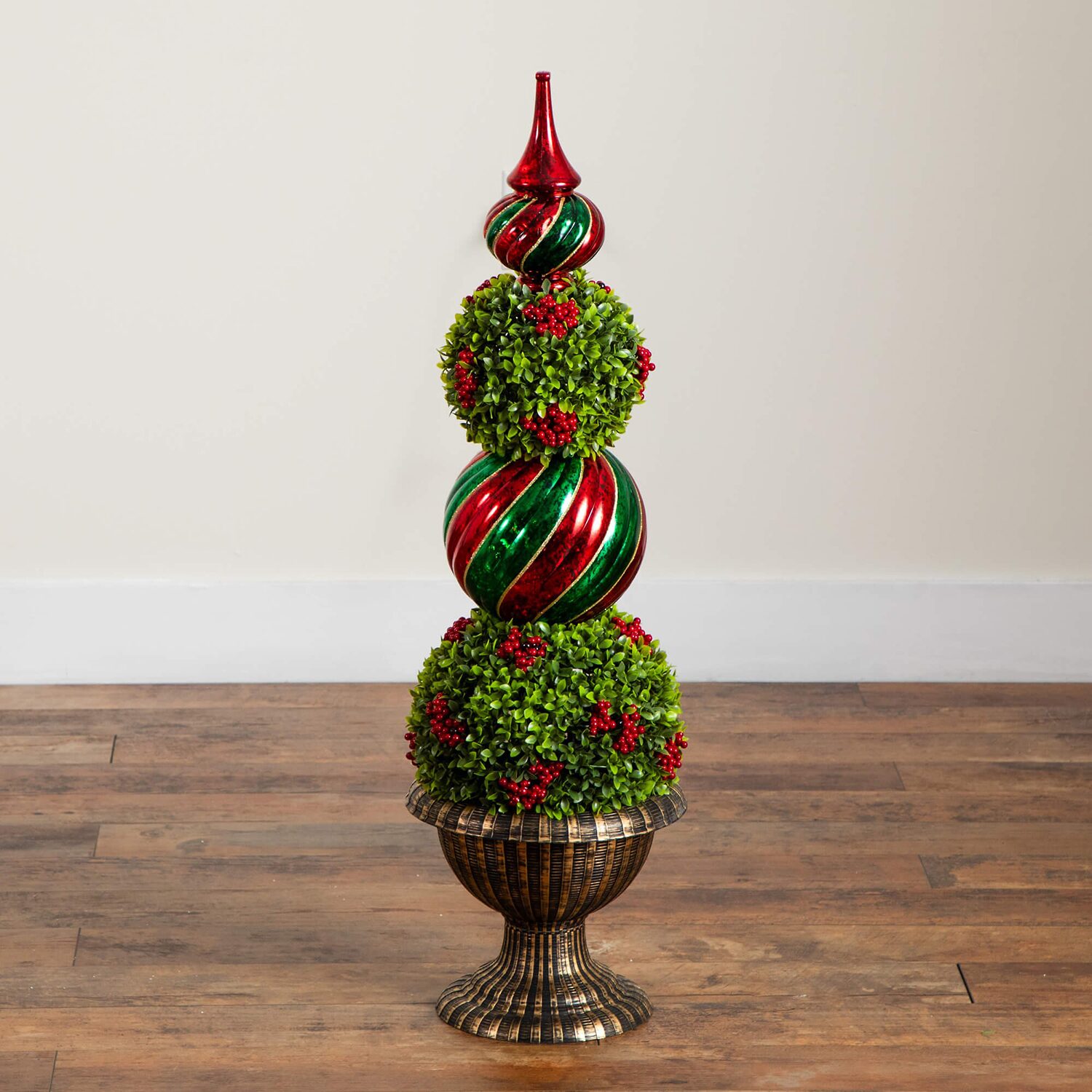 Nearly Natural 3 Foot Pre-Lit Timer Christmas Tree