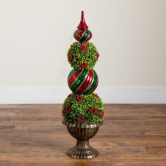 Nearly Natural 3 Foot Pre-Lit Timer Christmas Tree