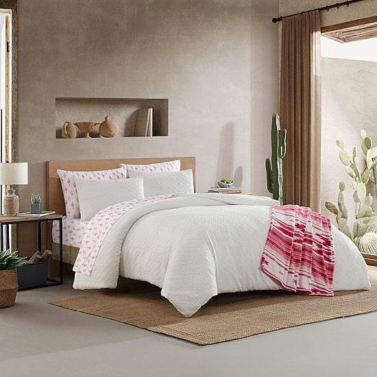 Wrangler Sedogeometric Embossed Midweight Easy Care Comforter Set