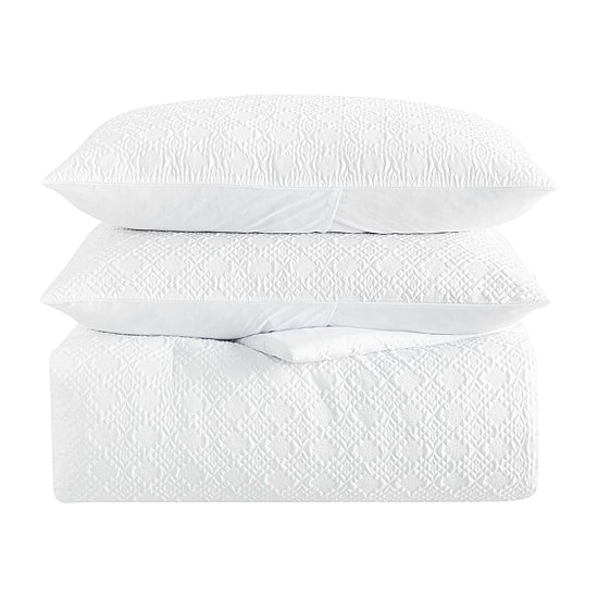 Wrangler Sedogeometric Embossed Midweight Easy Care Comforter Set