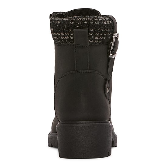Pop Womens Vega Block Heel Booties