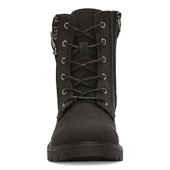 Pop Womens Vega Block Heel Booties