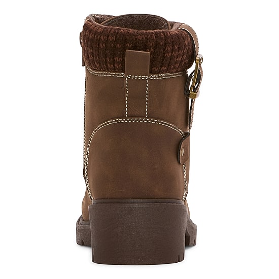 Pop Womens Vega Block Heel Booties