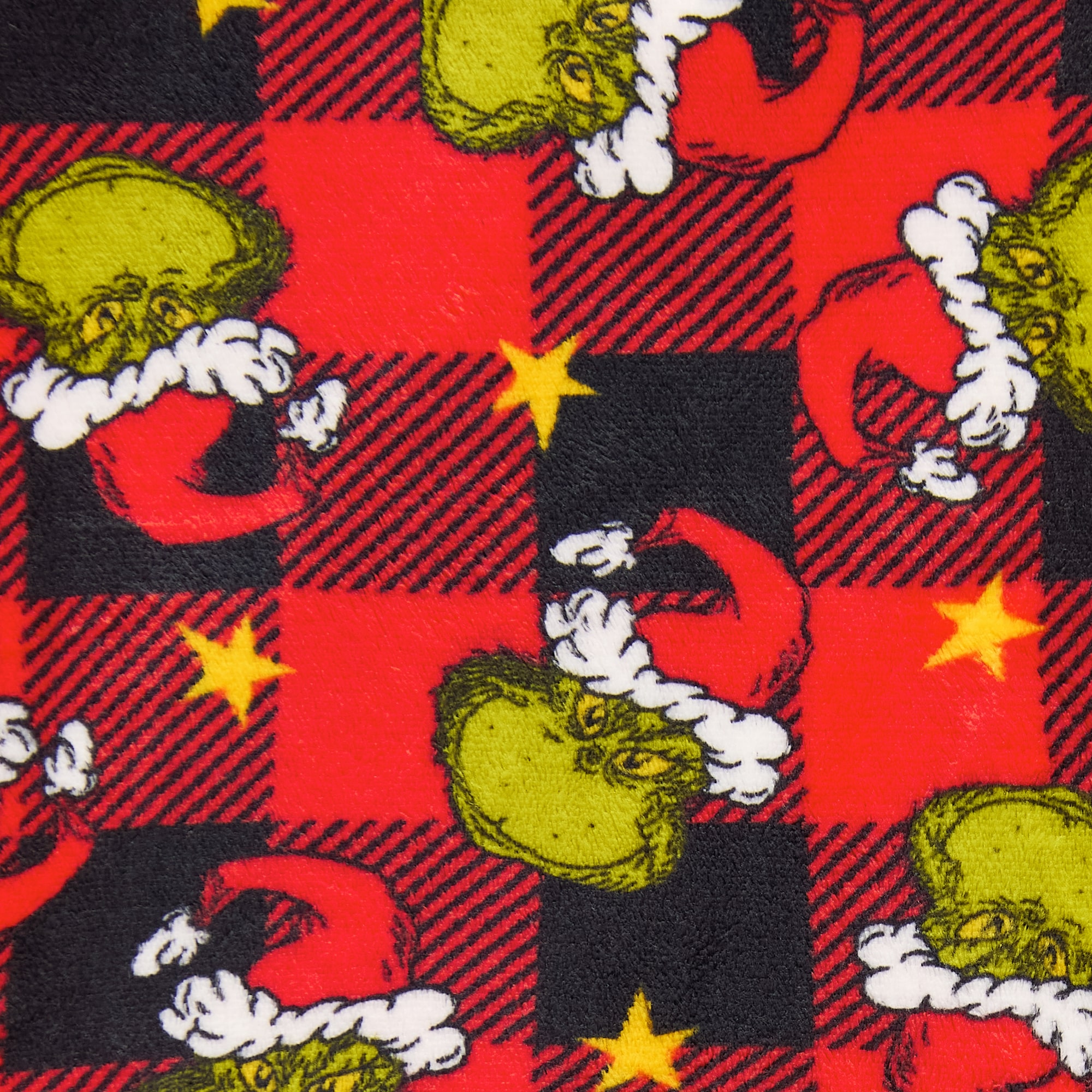 Womens Dr. Seuss Grinch Crew Neck Long Sleeve 2-pc. Matching Family Pajama Set