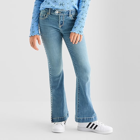 Thereabouts Little & Big Kid Girls Flare Leg Jean