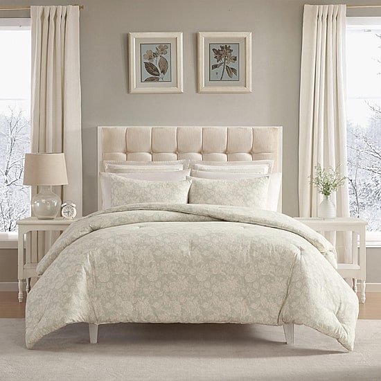 Laura Ashley Meredith Midweight Easy Care Comforter Set