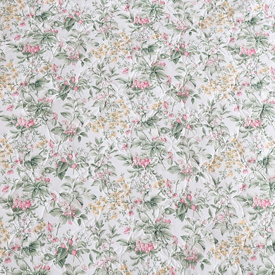 Laura Ashley Bramble Floral Easy Care Quilt Set
