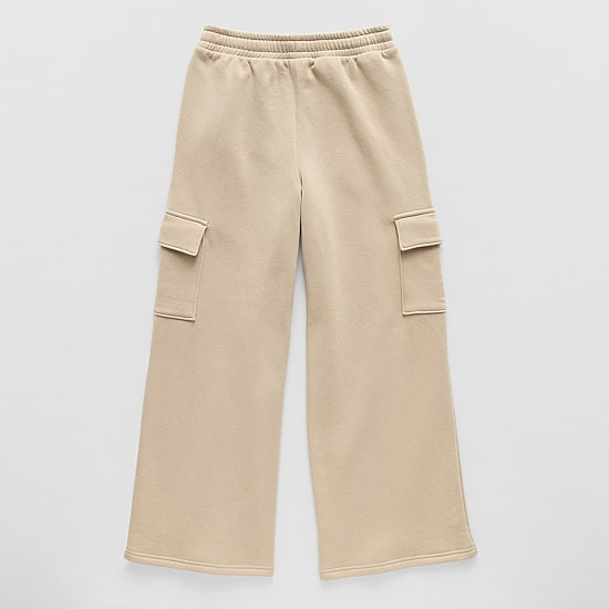 Xersion Little & Big Kid Boys Mid Rise Straight Active Fleece Cargo Pant