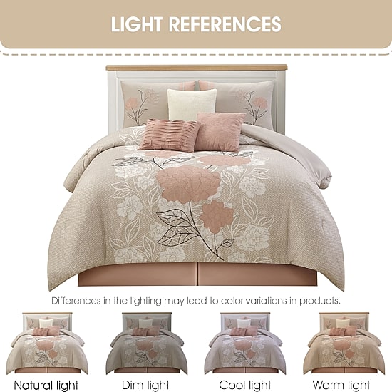 Stratford Park Alma 7pc Midweight Comforter Set