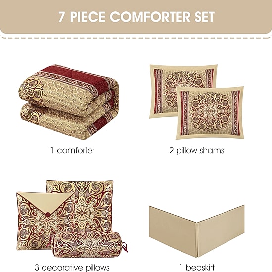 Stratford Park Austin 7pc Midweight Comforter Set