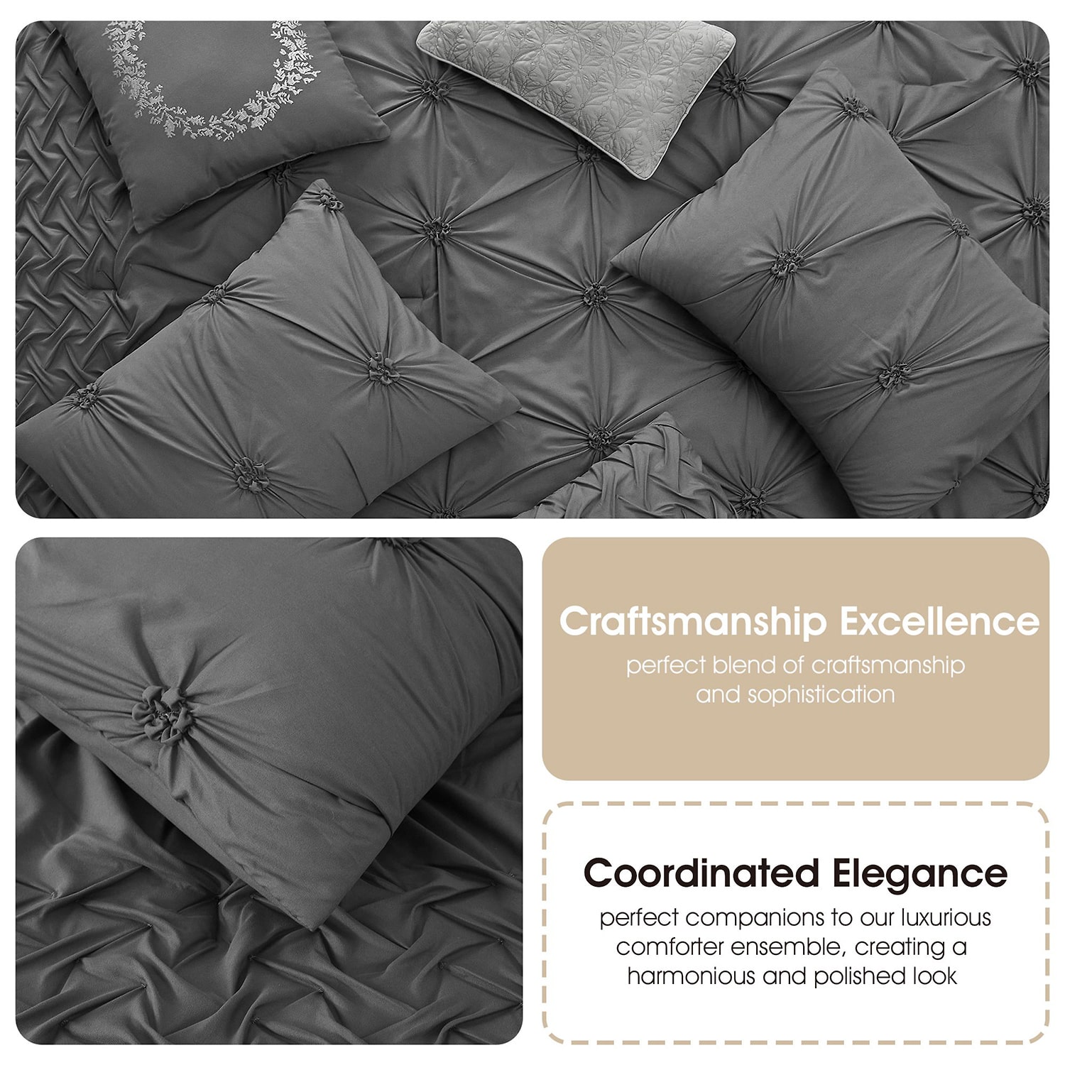 Stratford Park Alder 7pc Midweight Comforter Set