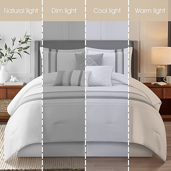 Stratford Park Keegan 7pc Lightweight Comforter Set