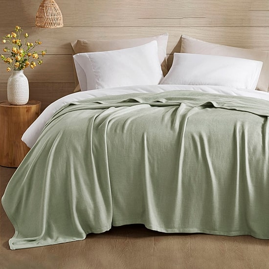 Madison Park Rayon from Bamboo Natural Cooling Breathable Cotton Blanket
