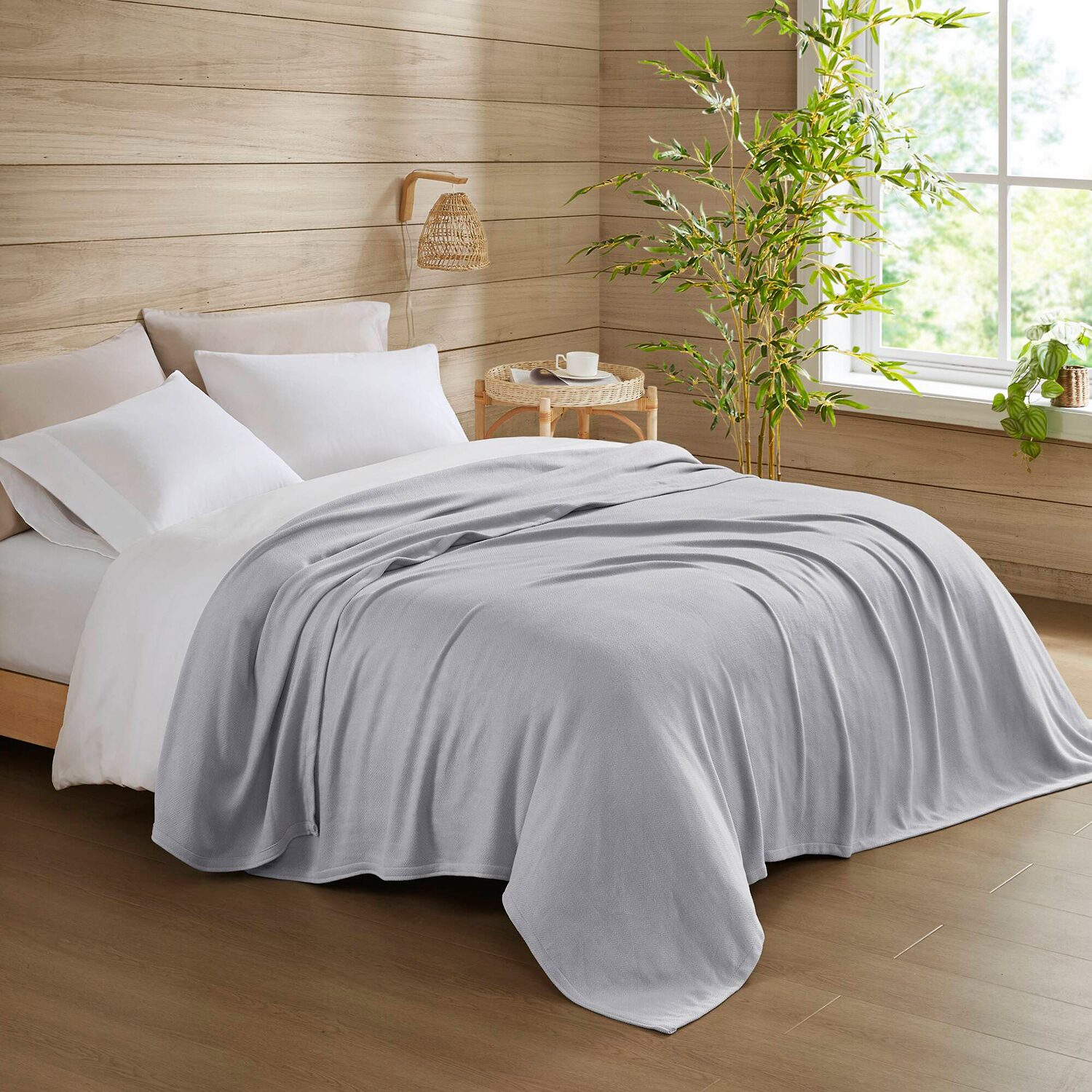 Madison Park Rayon from Bamboo Natural Cooling Breathable Cotton Blanket