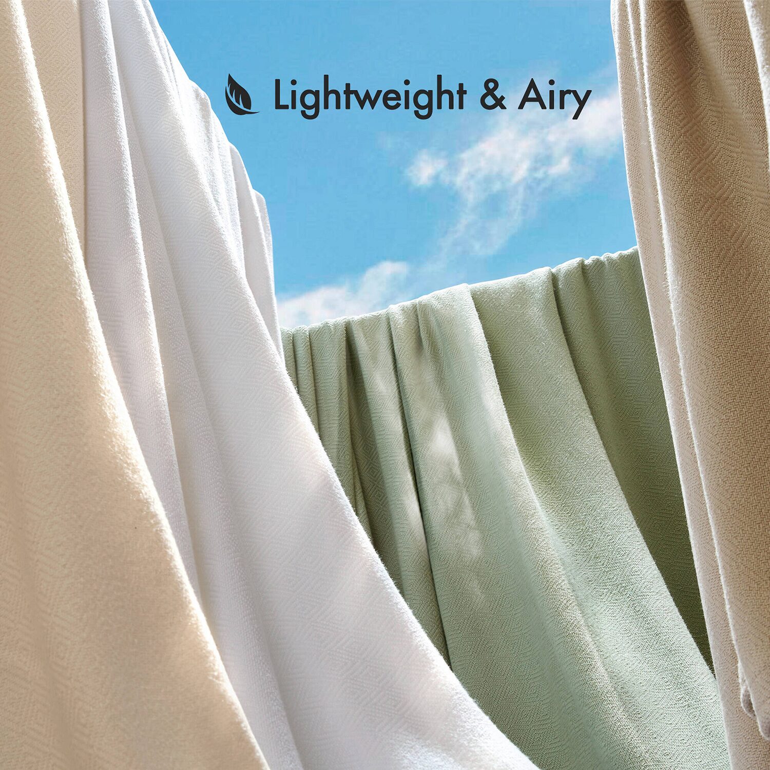 Madison Park Rayon from Bamboo Natural Cooling Breathable Cotton Blanket