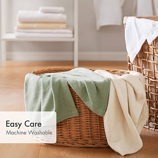 Madison Park Rayon from Bamboo Natural Cooling Breathable Cotton Blanket