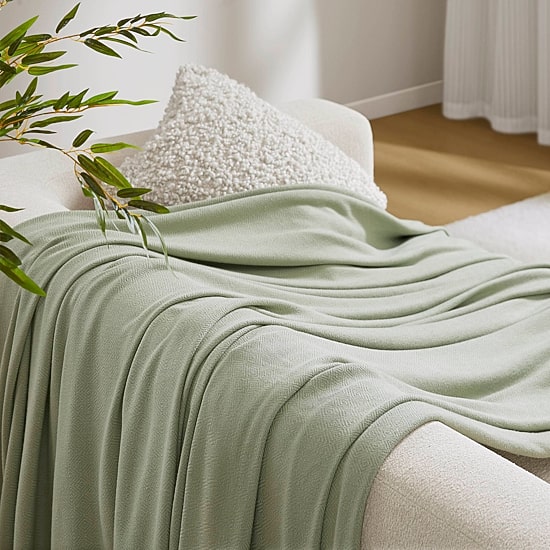 Madison Park Rayon from Bamboo Natural Cooling Breathable Cotton Blanket