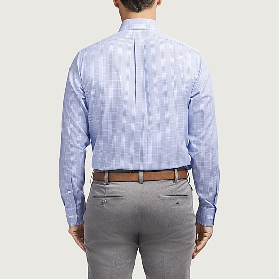 IZOD Royal Textured Mens Regular Fit Easy Care Wrinkle Free Long Sleeve Dress Shirt