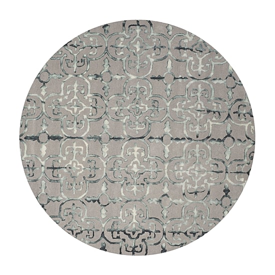 Safavieh Dip Dye Collection Danny Floral Round Area Rug