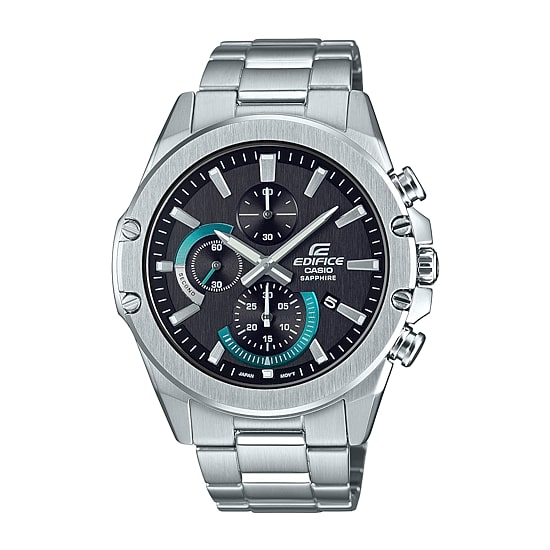 Casio Edifice Mens Silver Tone Stainless Steel Bracelet Watch Efrs567d-1av