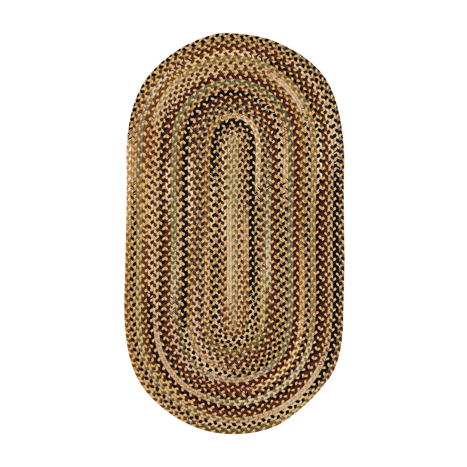 Capel Inc. Bangor Braided Oval Reversible Indoor Stair Treads