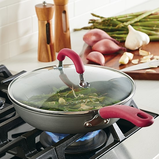 Rachael Ray Create Delicious Hard Anodized 10.25" Deep Frying Pan
