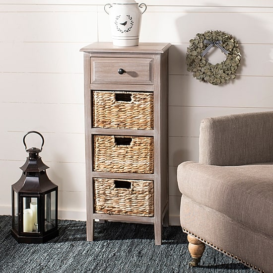 Michaela 4-Drawer Storage End Table