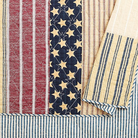 Modern Heirloom Americana 3-pc. Reversible Quilt Set