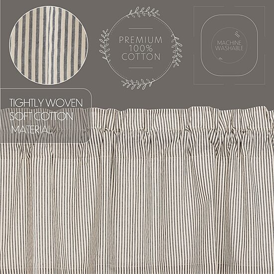 Vhc Brands Hatteras Prairie Swag Rod Pocket Tailored Valance