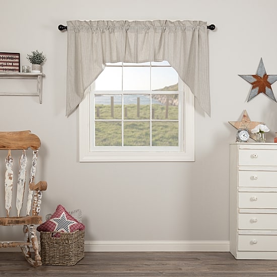 Vhc Brands Hatteras Swag Rod Pocket Tailored Valance