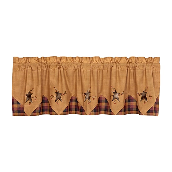Vhc Brands Heritage Farms Rod Pocket Tailored Valance