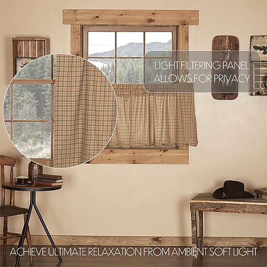 Vhc Brands Millsboro 2-pc. Rod Pocket Window Tier