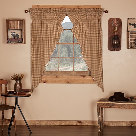 Vhc Brands Millsboro Prairie Rod Pocket Light-Filtering Set of 2 Curtain Panel