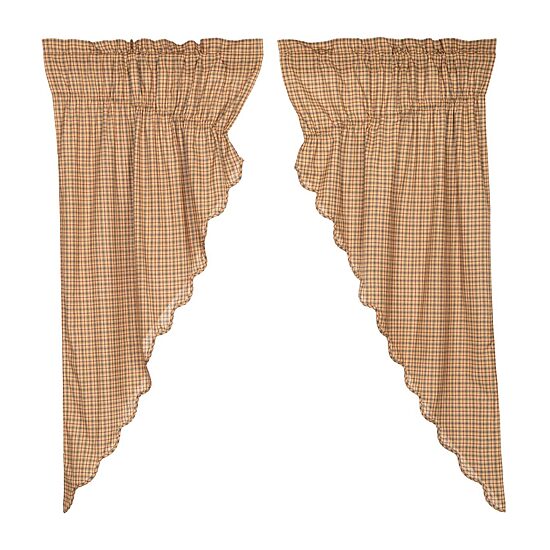 Vhc Brands Millsboro Prairie Rod Pocket Light-Filtering Set of 2 Curtain Panel