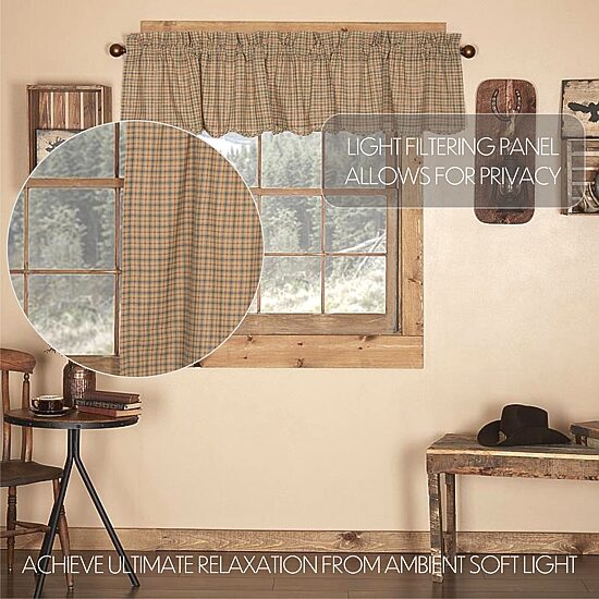 Vhc Brands Millsboro Rod Pocket Scallop Valance