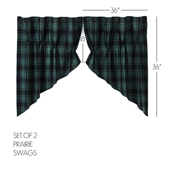 Vhc Brands Pine Grove Prairie Swag Rod Pocket Tailored Valance