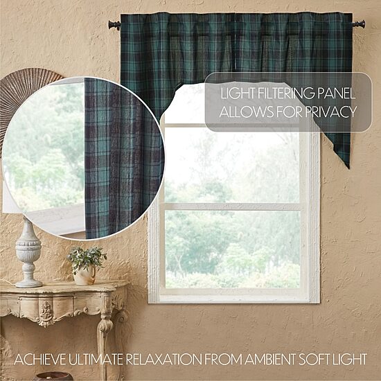Vhc Brands Pine Grove Swag Rod Pocket Tailored Valance