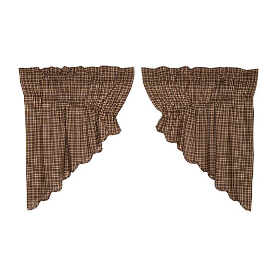 Vhc Brands Prescott Prairie Swag Rod Pocket Scallop Valance