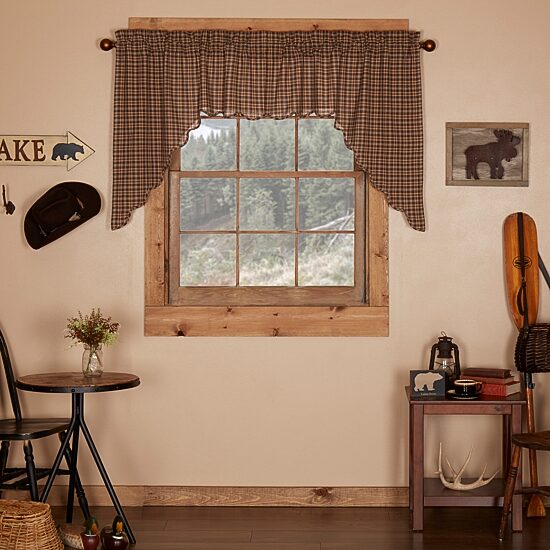 Vhc Brands Prescott Swag Rod Pocket Scallop Valance