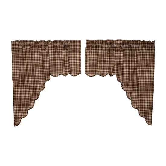 Vhc Brands Prescott Swag Rod Pocket Scallop Valance
