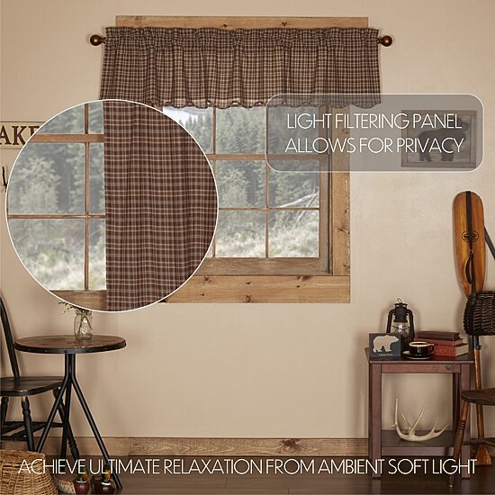 Vhc Brands Prescott Rod Pocket Scallop Valance
