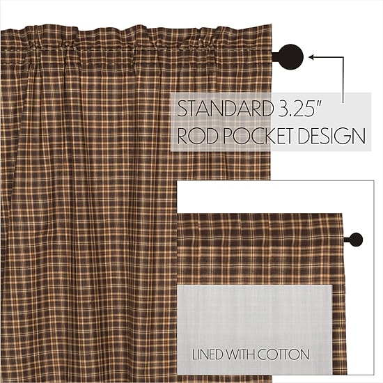 Vhc Brands Prescott Rod Pocket Scallop Valance